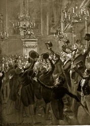 Nach der zweiten Lesung des ersten Reformgesetzes, Illustration aus 